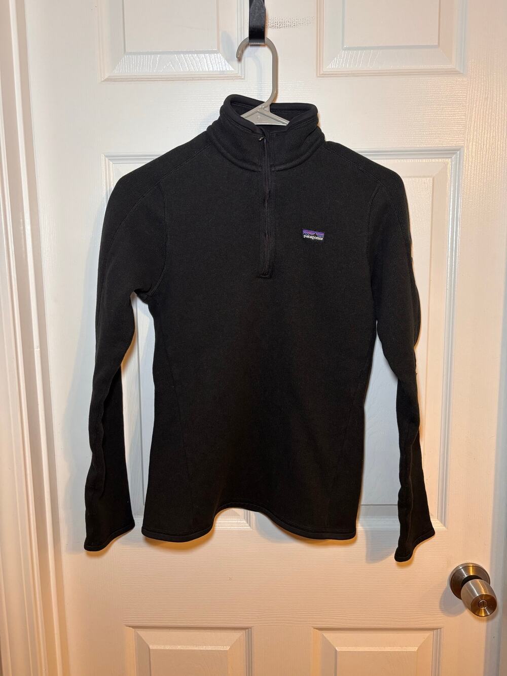 Patagonia Women’s Small Black Better Sweater 1/4 Zip Pullover Fleece